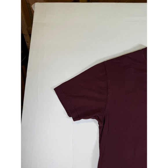 Carhartt Burgundy Short Sleeve Pocket T Shirt Mens Medium Original Fit - Picture 9 of 11